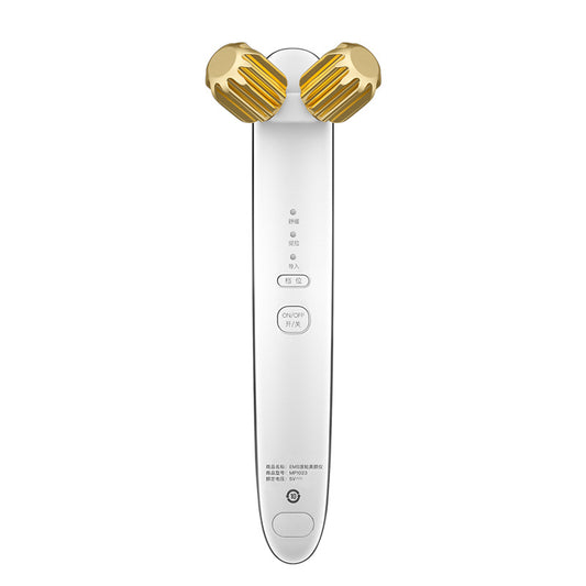 24K Gold Facial Massager - Electronic Beauty Instrument for Lifting and Firming